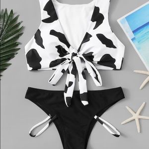 Black and white Bikini